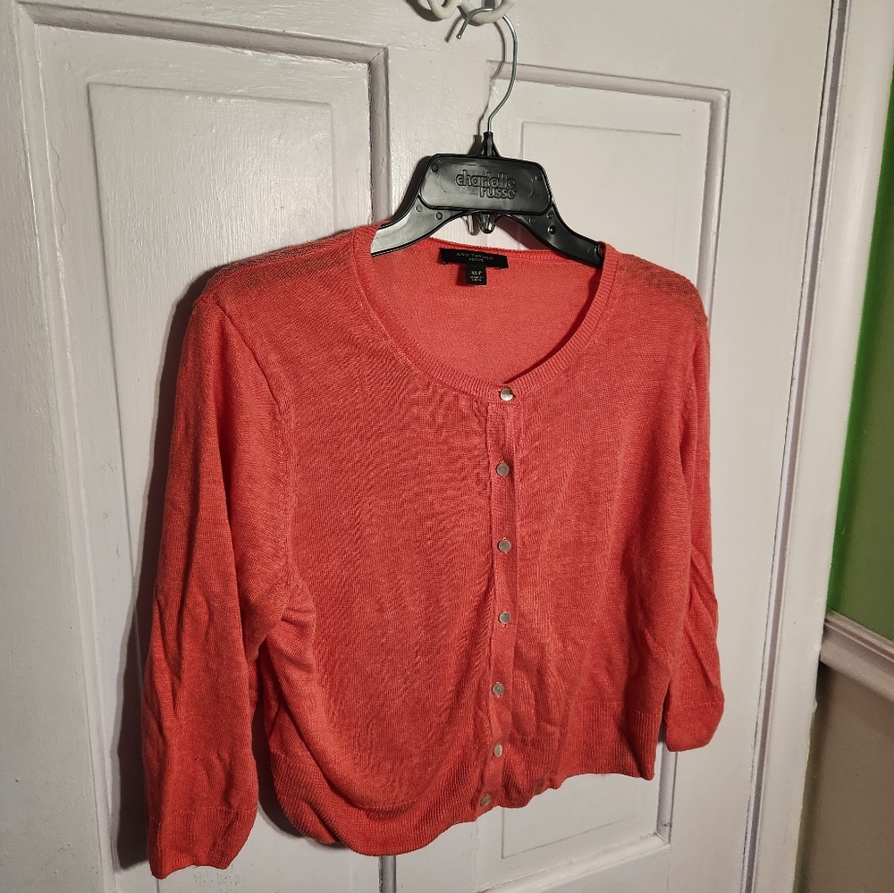 Ann Taylor Linen Sweater Size XLP - Picture 1 of 6